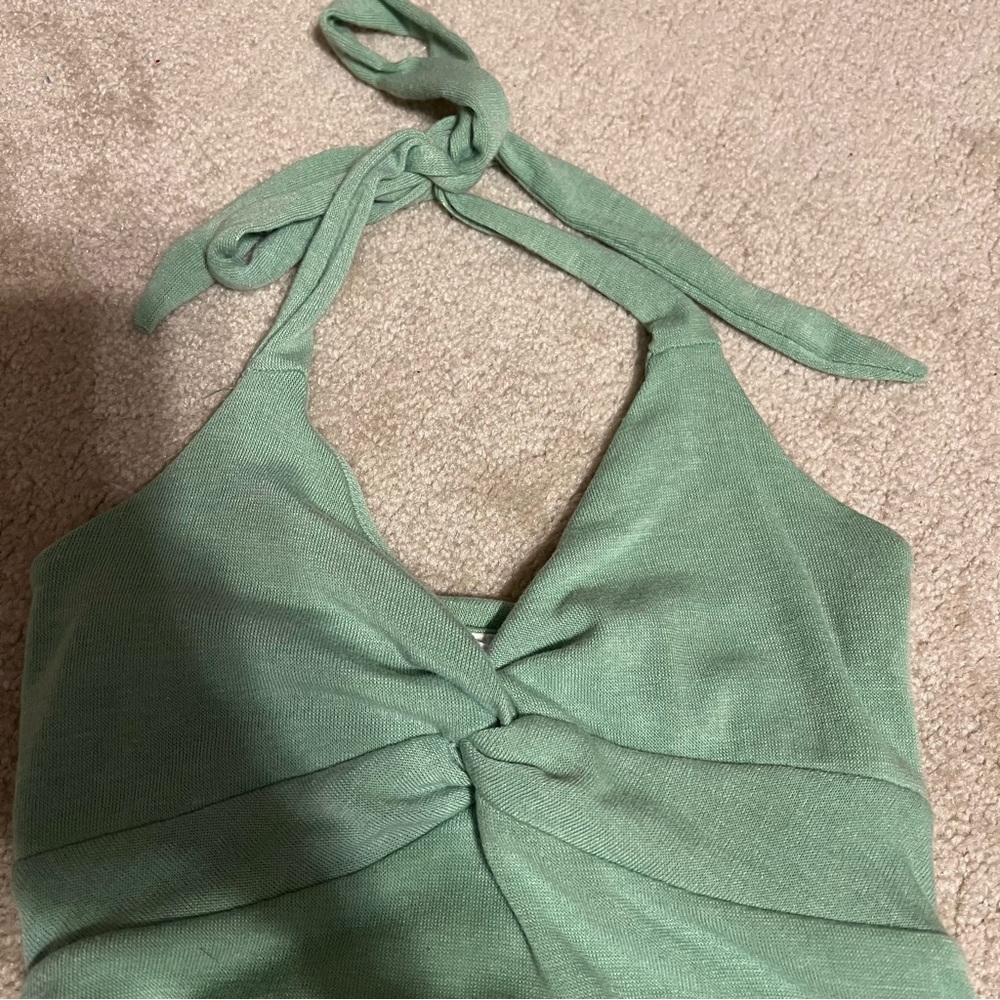 Green summery dress - Picture 5 of 5